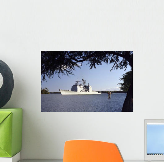 Uss Mobile Bay Transits Wall Decal