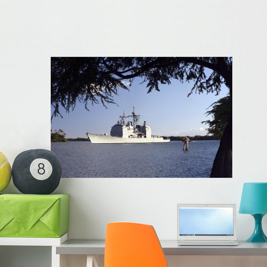 Uss Mobile Bay Transits Wall Decal