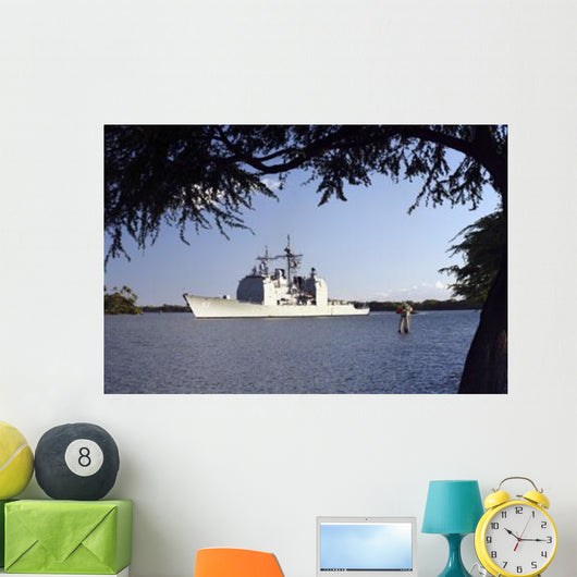 Uss Mobile Bay Transits Wall Decal