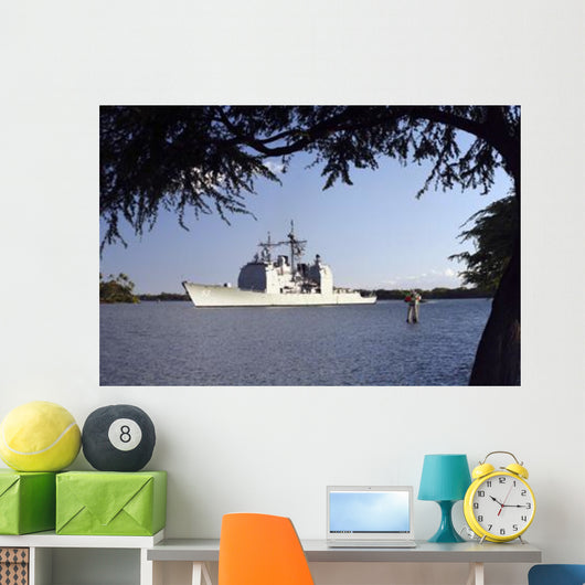 Uss Mobile Bay Transits Wall Decal