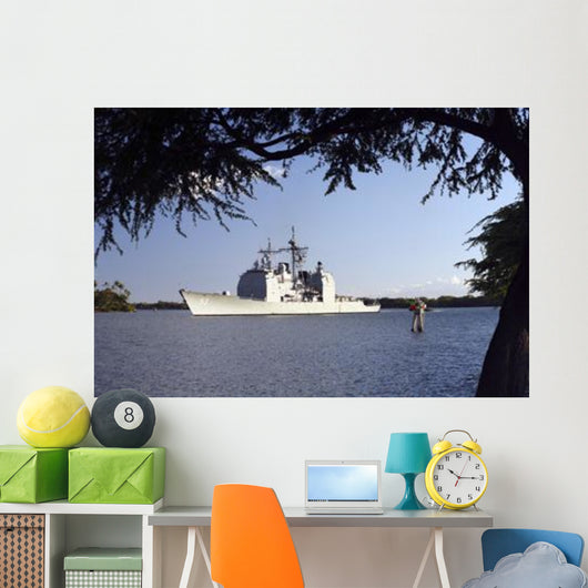 Uss Mobile Bay Transits Wall Decal