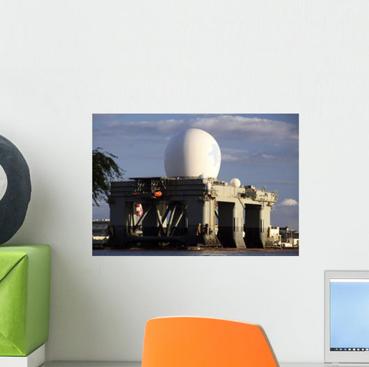 Sea Based X-band Radar Wall Decal Design 3