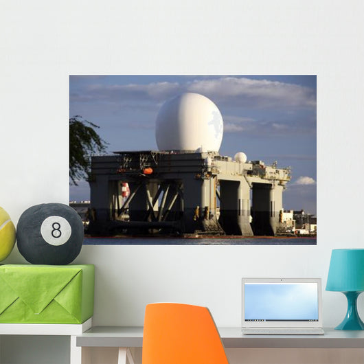 Sea Based X-band Radar Wall Decal Design 3