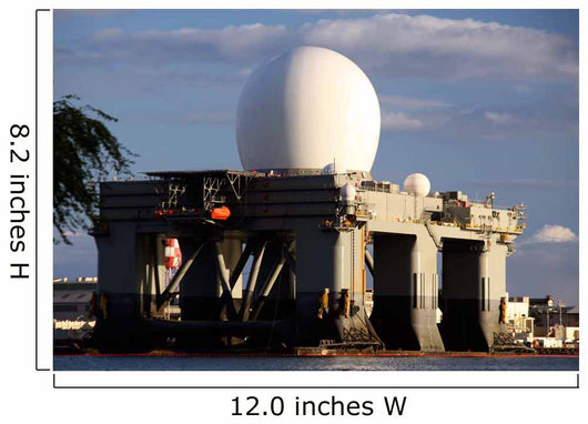 Sea Based X-band Radar Wall Decal Design 3