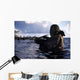 Navy Seal Emerges from Wall Decal