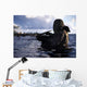 Navy Seal Emerges from Wall Decal