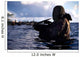 Navy Seal Emerges from Wall Decal
