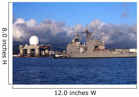 Sea Based X-band Radar Wall Decal Design 1