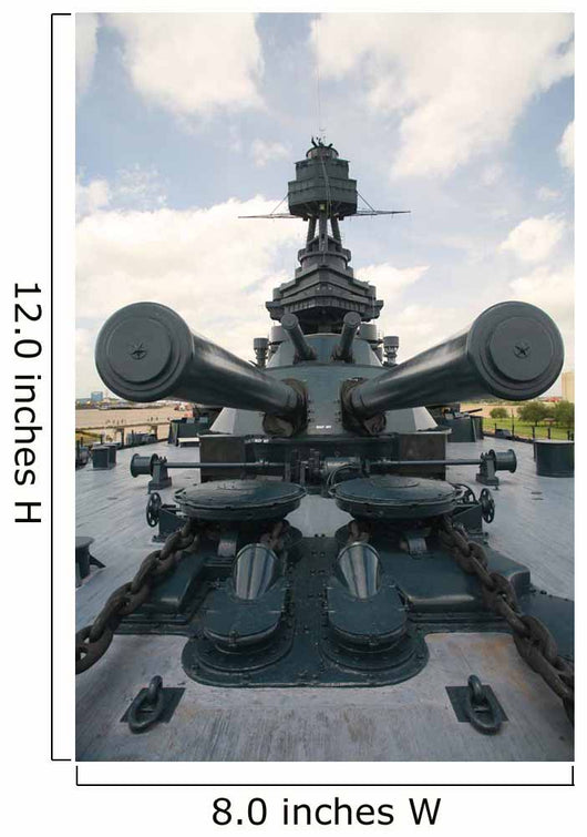 Battleship Uss Texas Wall Decal Design 4