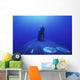 Navy Seal Stands Next Wall Decal