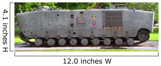 Amphibious Armored Vehicle Lvt-5 Wall Decal