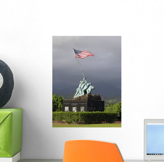 Iwo Jima Statue Wall Decal