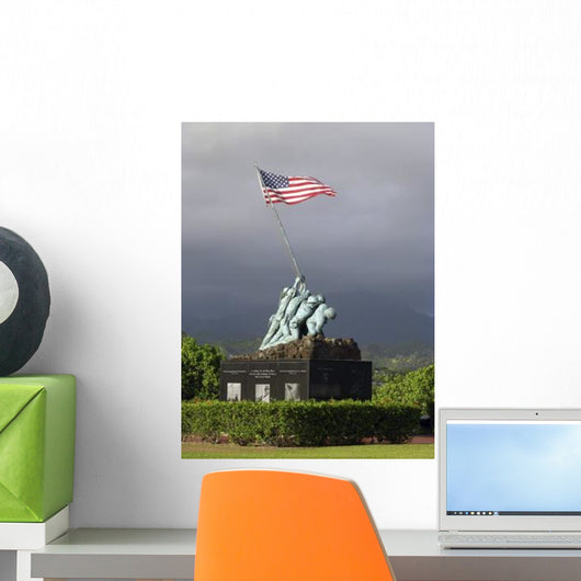 Iwo Jima Statue Wall Decal