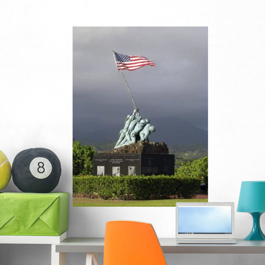 Iwo Jima Statue Wall Decal