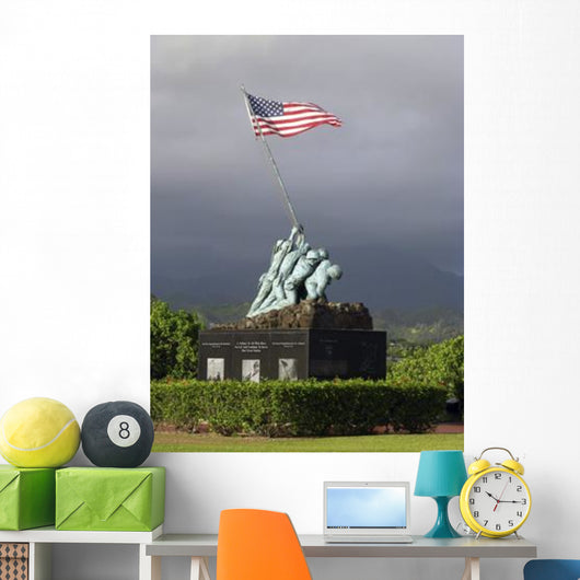 Iwo Jima Statue Wall Decal