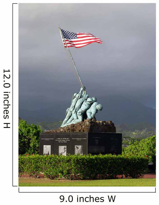Iwo Jima Statue Wall Decal