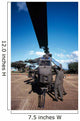 Air Crewmen Secure Ah-1 Wall Decal