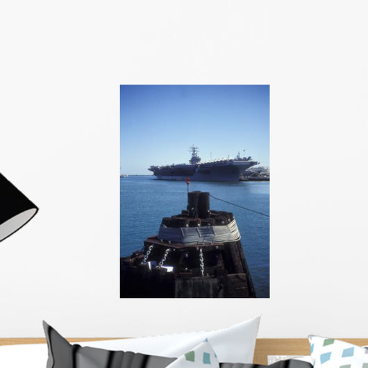 Uss Abraham Lincoln Docked Wall Decal
