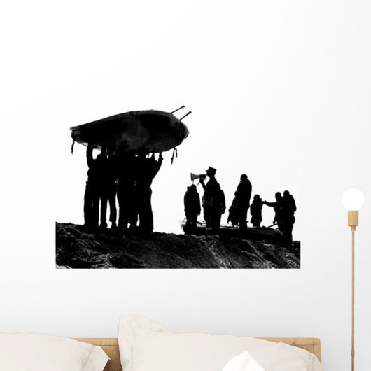Navy Seals Hold Inflatable Wall Decal