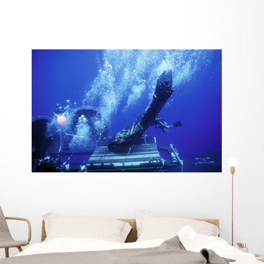 Dry Deck Shelter Crewmen Wall Decal Design 1