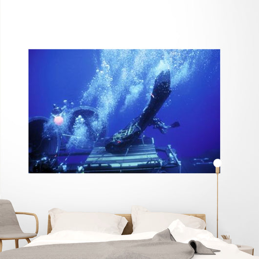 Dry Deck Shelter Crewmen Wall Decal Design 1