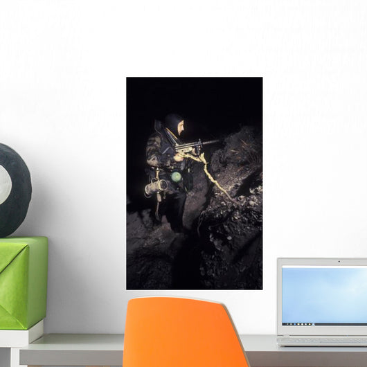 Navy Seal Crosses Beach Wall Decal