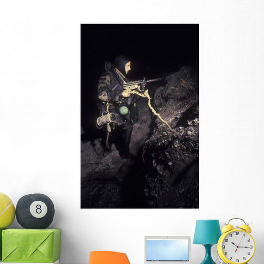 Navy Seal Crosses Beach Wall Decal