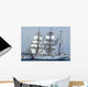 Uscgc Eagle 295-foot Barque Wall Decal