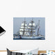 Uscgc Eagle 295-foot Barque Wall Decal