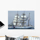 Uscgc Eagle 295-foot Barque Wall Decal