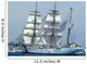 Uscgc Eagle 295-foot Barque Wall Decal