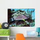 Hogfish Swimming above Coral Wall Decal