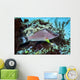 Hogfish Swimming above Coral Wall Decal