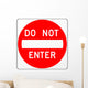 Do Not Enter Sign Wall Decal