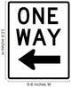 One Way to the Left Sign Wall Decal