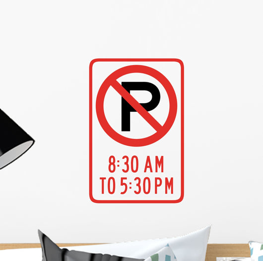 No Parking 8 30 Wall Decal