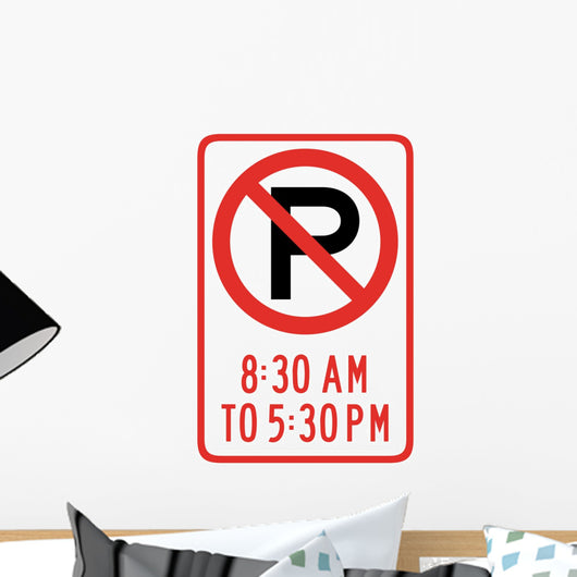 No Parking 8 30 Wall Decal