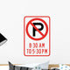No Parking 8 30 Wall Decal