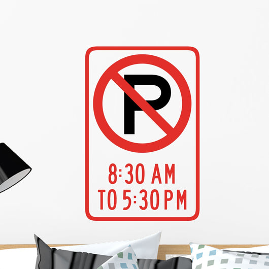 No Parking 8 30 Wall Decal