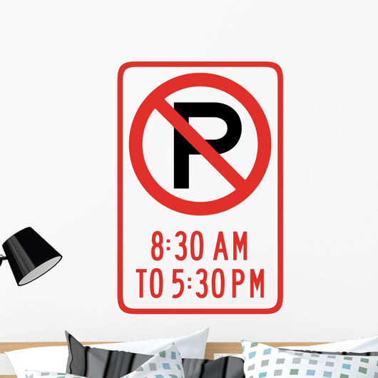 No Parking 8 30 Wall Decal