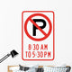 No Parking 8 30 Wall Decal