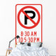 No Parking 8 30 Wall Decal