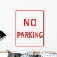 No Parking Sign Wall Decal