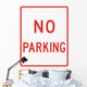 No Parking Sign Wall Decal