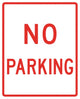 No Parking Sign Wall Decal