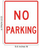 No Parking Sign Wall Decal