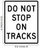 Do Not Stop Tracks Wall Decal