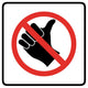 No Hitch Hiking Symbol Wall Decal