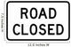 Road Closed Sign Wall Decal