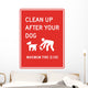 Clean up after Your Wall Decal